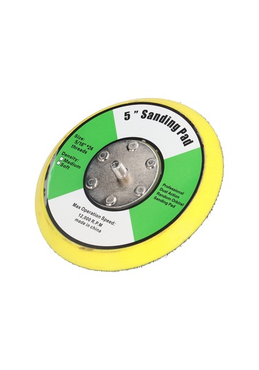 Ximistore9 Pu Malzeme Pnömatik Zımpara Diski, 5 İnç, 5/16"x24 Vida, 12000 Devir/dakika, Zımpara Ve Parlatma İçin Uygun