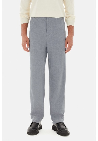 Twn Relaxed Fit Pilesiz Gri Jogger Pantolon 5ec03sv04344m 301