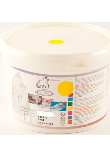 Dr. Paste Şeker Hamuru Sarı 2.5 KG