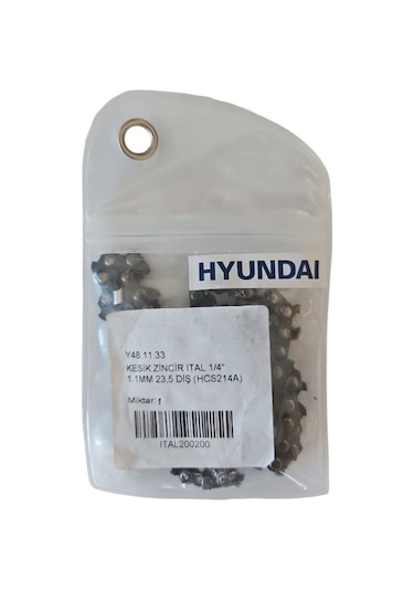 Kesik Zincir Hyundai 1/4'' 1.1mm 23.5 Diş Hyundai Hcs214a Uyumlu