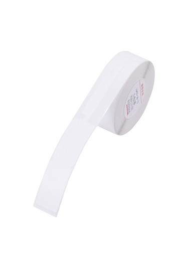 Niimbot Termal Transfer Kablo Etiketi Yapıştırıcı Pet Kağıt B18 Etiket Yazıcı Barkod Takı Fiyat Boyut İsim Boş Etiketler Su Geçirmez Yırtılmaz 14x88mm 75 Sayfa/rol Fiyat Etiketi Ofis Malzemeleri İçin 1 Rulo