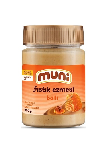 Muni Ballı Fıstık Ezmesi 300 G