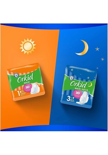 Orkid Maxi Kanatlı 10 Lu Normal