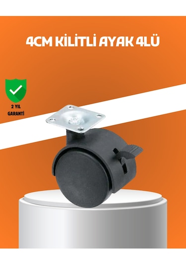 Kilitli 6cm Ayak Tekli Çok Renkli