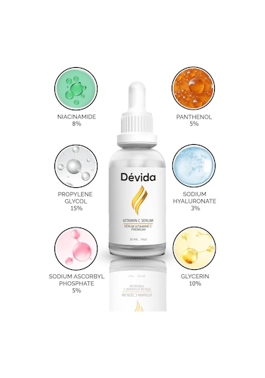 Devida C Vitamin Cilt Aydınlatıcı Ton Eşitleyici Premium Serum Citréa Series A240