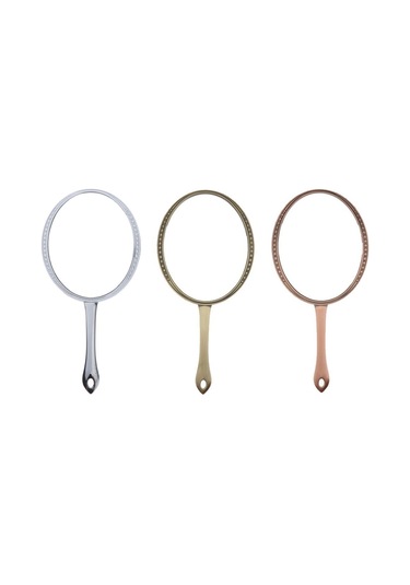 Suntek 7 '' Oval El Makyaj Kozmetik Aynası Seyahat Kompakt Ayna