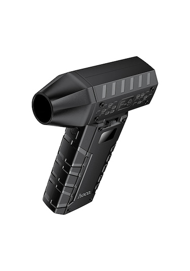 Hoco HX67 Force Dijital Göstergeli 80.000RPM Hava Kompresörü - Siyah