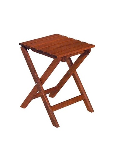 Bahçeme Katlanır Ahşap Koli Tabure 32x32