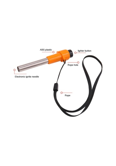 Yuntech01 Taşınabilir Pil Gerektirmeyen Fırtına Alevi Çakmak, Dışarıda Ve Evde Kullanıma Uygun, Islak Durumda Etkili, Çelik + Plastik Malzeme, Taşıma İpi İçeren Ocak Aksesuarı Gümüş