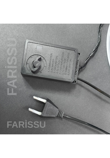 25 Metre Rgb Renkli Led Işık Zinciri Fişli 8 Modlu Dış Mekan Dekoratif Aydınlatma RGB