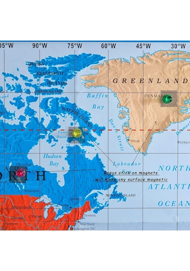 30 Adet Pano Miknatisi - Güçlü Neodyum Miknatis - Pano Magneti