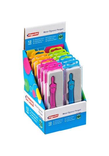 Bigpoint Metal Öğrenci Pergeli Standlı X 12 Set