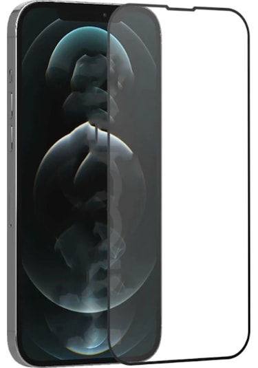 Apple Uyumlu iPhone 14 Plus Zore Rio Glass Cam Ekran Koruyucu Siyah
