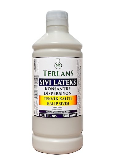 Terlans Sıvı Lateks 500 ML Kalıp Sıvısı Teknik Kalite