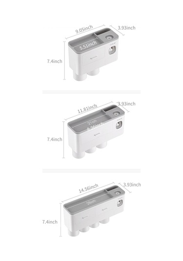 Geeksen Mıknatıslı Diş Fırçası Askısı İle Diş Macunu Dispanseri - Duvara Monte Banyo Organizasyonu Diş Fırçası Kabı Ve Saklama Ünitesi Diğer Geeksen Mıknatıslı Diş Fırçası Askısı İle Diş Macunu Dispanseri - Duvara Monte Banyo Organizasyonu Diş Fırçası Kabı Ve Saklama Ünitesi Diğer