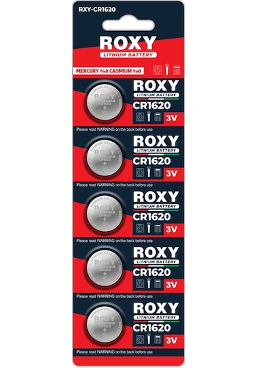 3v Lityum Cr1620 Düğme Pil 5 Li Paket