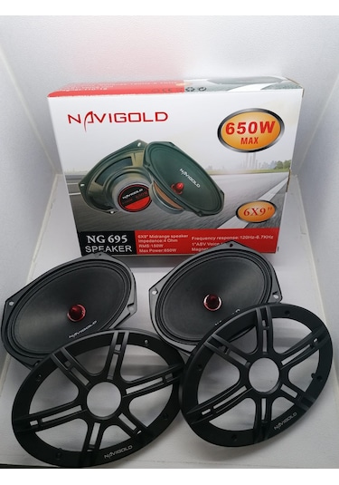 Navigold Ng-695 650W 6X9 Oval Midrange Hoparlör 2 Adet