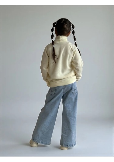 Libertykid Yüksek Yakalısı Sıcak Tutan Polar Balıkçı Yaka Kazak 174743495 Bej