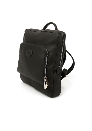 Gönderir Siyah Hakiki Deri El Ve Sırt Çantası siyah