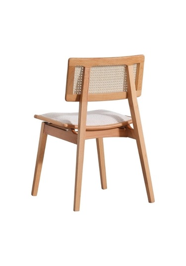 Myra İskandinav Natural Ahşap Masa Sandalye Takımı 90x90 Natural