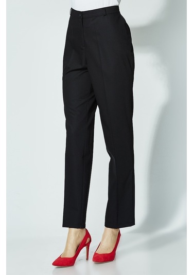 Soralline Kadın Büyük Beden Pantalon 1660 Siyah