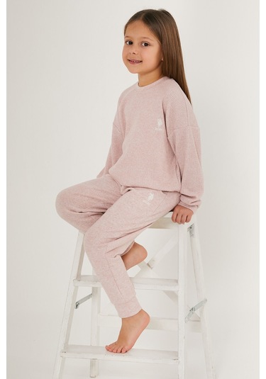 U.s. Polo Assn Line Pembe Kız Çocuk Eşofman Takımı Mint