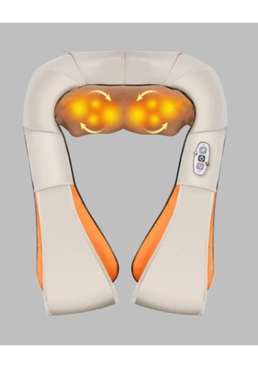 Ovmalı Isıtmalı Masaj Aleti Bel Boyun Omuz İçin Profesyonel Masaj Keyfi Çok Renkli