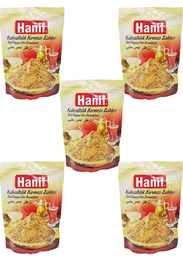 Hanıf Kahvaltılık Kırmızı  Zahter 5 x 300 G