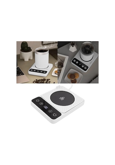 Ofis İçin Elektrikli Bardak Isıtıcı Kahve Isıtıcı Ab Fişi Beyaz