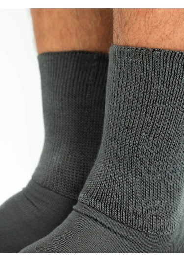 Ceboksarskıj Trıkotaz Tıbbi Çoraplar, Lastiksiz, 2 Çift 27332404 Koyu Gri