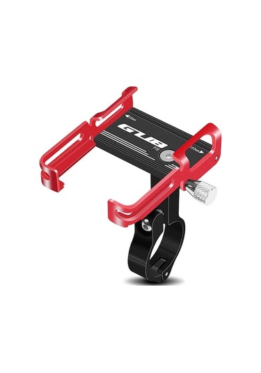 Rogfer Gub P10 Alüminyum Bisiklet Telefon Tutucu Siyah Kırmızı Siyah Kırmızı Siyah - Kırmızı