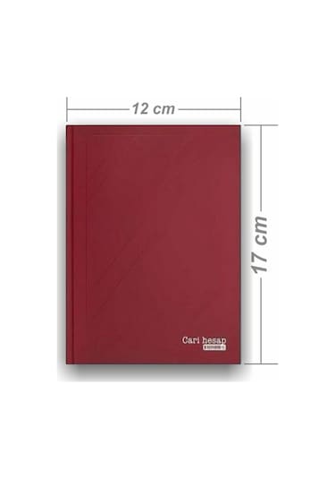 Bayındır Cari Hesap Defteri 12 x 17 CM 240 Yaprak 1 Adet