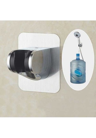 Bosphorusboutique02 Duş Başlığı Tutucu Askı Ayarlanabilir, Güçlü Yapışkan, Su Geçirmez, Dayanıklı, 7-dişli, Evrensel Yuva, Kolay Kurulum Diğer