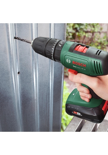Bosch EasyImpact 18V-40 2.0Ah Tek Akü Darbeli Matkap - 06039D8107