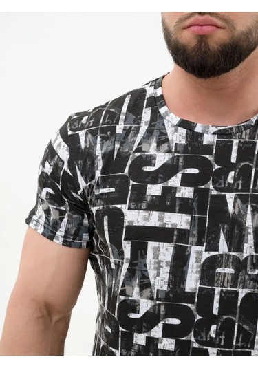 Natıvıa Pamuklu Baskılı Tişört 160447534 Kahverengi