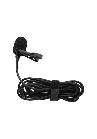 Kangvka Insta360 One X2/x3/rs 1-ınch 360 Uyumlu Mc490 Panoramik Spor Kamera Kolluk Mikrofonu - Tüm Yönlü Ses Alımı, Type-c Bağlantı Siyah