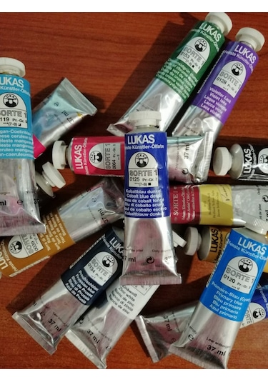 Lukas Sorte 37 ML Yağlı Boya Kobalt Mavi Koyu