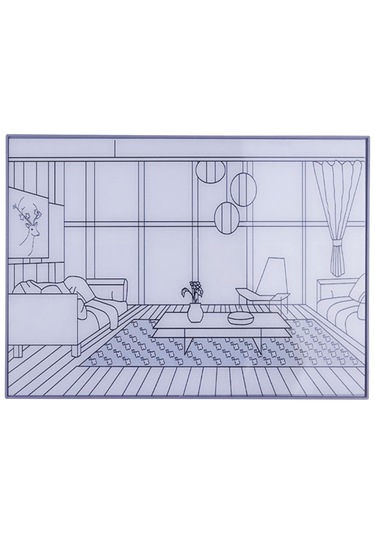 Suntek Led Aydınlatma Boyama Dekorasyon Masa Lambası Zarif Sahil Çok Renkli