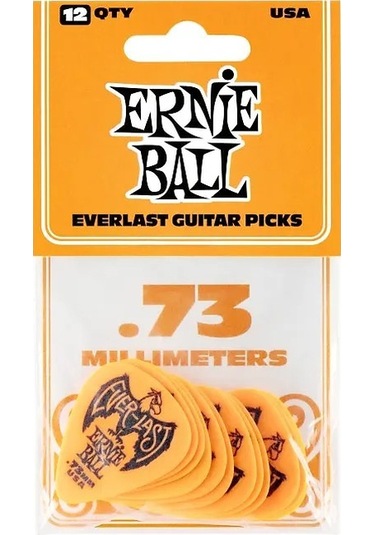 Ernie Ball P09190 Gitar Penası 12 Adet Everlast 0.73 Mm Turuncu