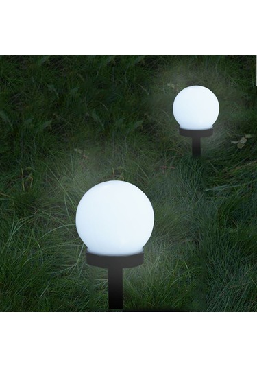 Xindoker Güneş Enerjili Led Bahçe Işığı, Otomatik Aç-kapa, Soğuk Beyaz, Çimen Ve Bahçe Kullanıma Uygun, Ip44 Koruma Seviyesi