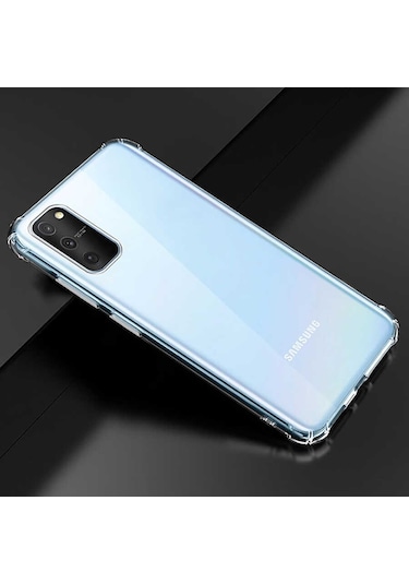 Galaxy Uyumlu A91 S10 Lite Kılıf Nitro Anti Shock Silikon Kılıf Renksiz