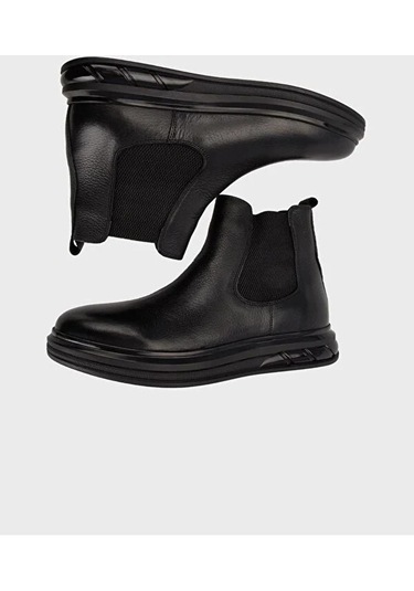 Alberto Rossi 202 3627 Erkek Klasik Bot - Siyah-siyah Alberto Rossi 202 3627 Erkek Klasik Bot - Siyah-siyah