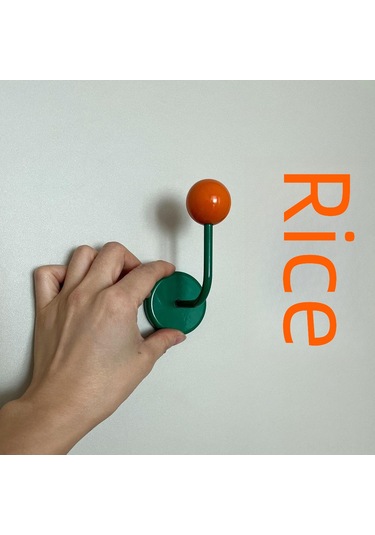 Kangvka Renkli Kreatif Manyetik Çekiç: Mutfak/banyo İçin Delmezsiz, Güçlü Tutuculu, Dekoratif Ve Dayanıklı Bej+kırmızı Bej Kırmızı