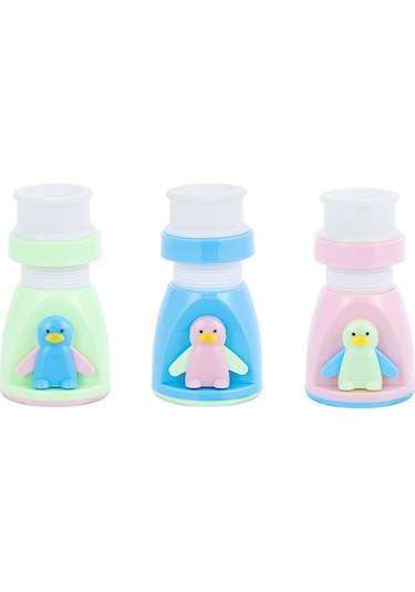 Cbtx 3 Pcs Mutfak Penguen Karikatür Musluk Sıçramaya Dayanıklı Duş Yağmurlama Ev Musluk Suyu Genişletici Evrensel Su Tasarrufu Filtresi Pembe