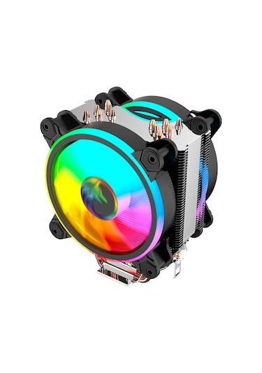 Gametech Hd6.2 Pro Cpu Soğutucu 2X12 Cm Led Fan Intel Amd 2011