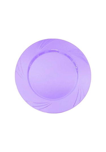 Tabak Kristal 22,5 Cm Lila Pk:6 +3