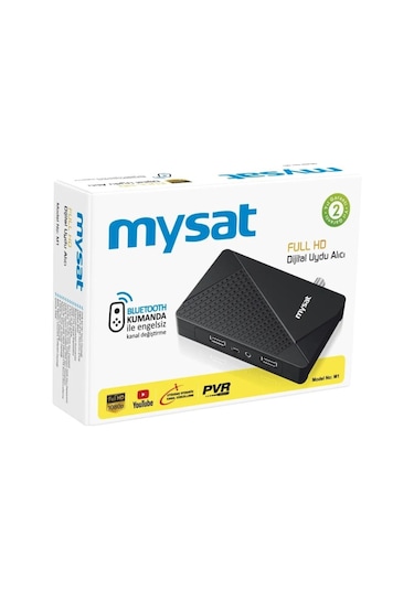 Mysat M1 Bluetooth Kumanda Dijital Full HD Uydu Alıcı