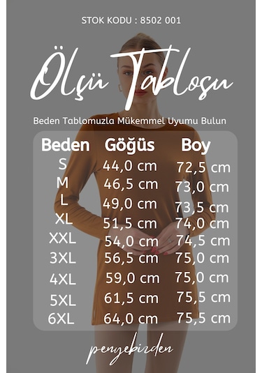 Kadın Viskon Full Likra Tunik-kahve-kahve Kahve