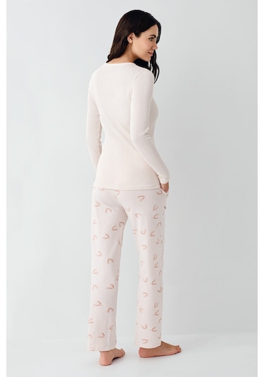 Pierre Cardin Kadın Pembe Pijama Takımı Pc9062-s-v1 Pembe