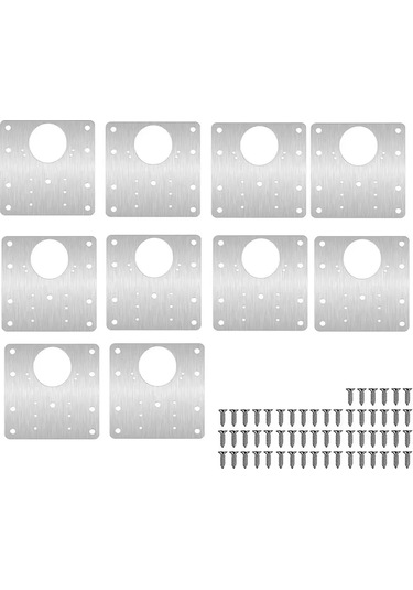 Dolap Menteşe Tamir Takımı Sabitleme Plakası P 10 Adet,